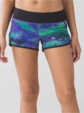 NWOT Lululemon Speed Shorts – Rio Nights Multi 2.5” Size 8 RARE!